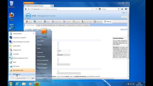 How to connect to the K1000 MySql internal database смотреть онлайн