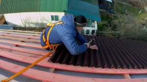 Ондулин на вальмовой крыше. Свой дом