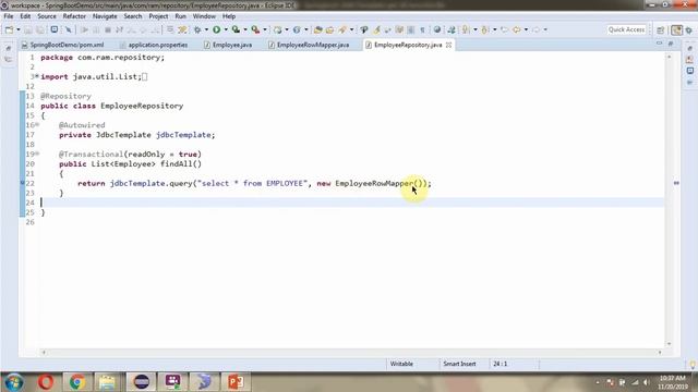 Spring Boot JdbcTemplate Tutorial: Fetching All Records from the Database | Spring Boot Tutorial смотреть онлайн