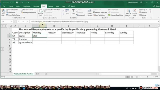 Excel 101 - Vlookup + Match Function смотреть онлайн