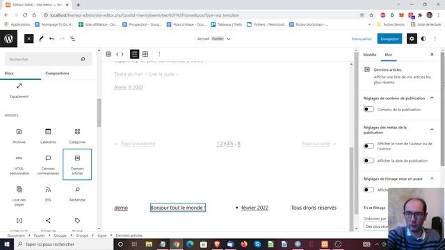 Editer simplement son thème Wordpress avec Twenty Twenty Two смотреть онлайн