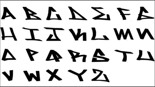 Graffiti Alphabet's смотреть онлайн