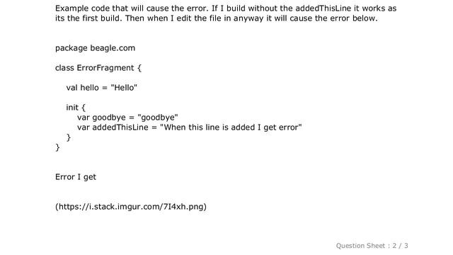 Android : Kotlin file changes result in Redeclaration error смотреть онлайн