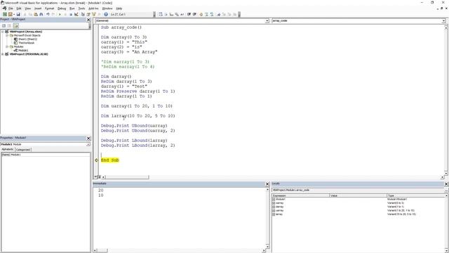 Arrays Ubound and Lbound Explained in Excel VBA - Code Inlcuded смотреть онлайн