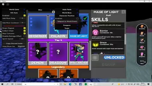 Zero//World Script Roblox смотреть онлайн