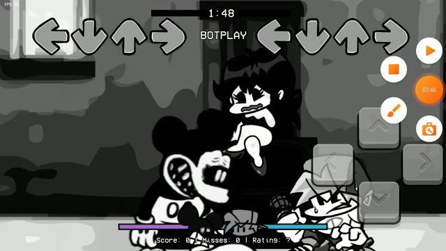 фнф Микки Маус .exe проходим 4 песни!