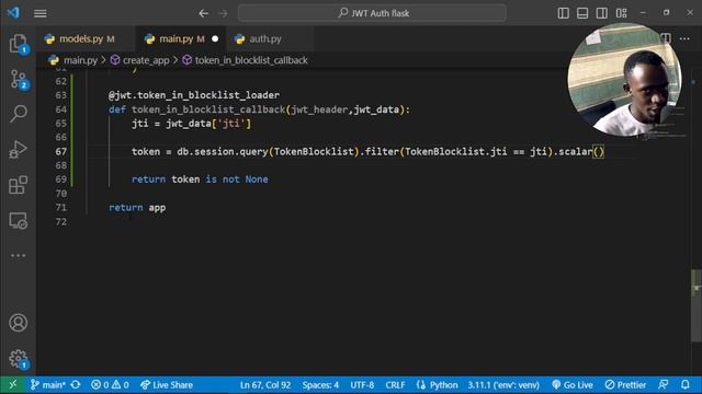 Revoke Access And Refresh Tokens (Log Out) | JWT Authentication For Flask #10 смотреть онлайн