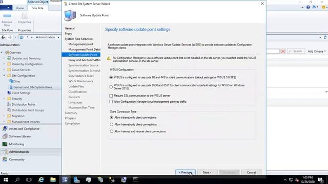 SCCM Part-39_WSUS SUP Install