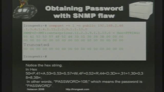 NOTACON 3: Network Printer Hacking смотреть онлайн