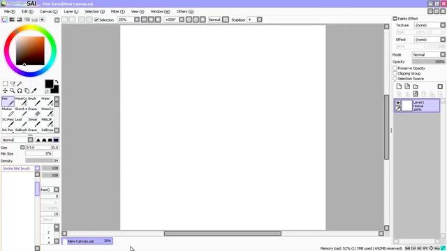 Smoke cloud Brush for Paint tool Sai. смотреть онлайн