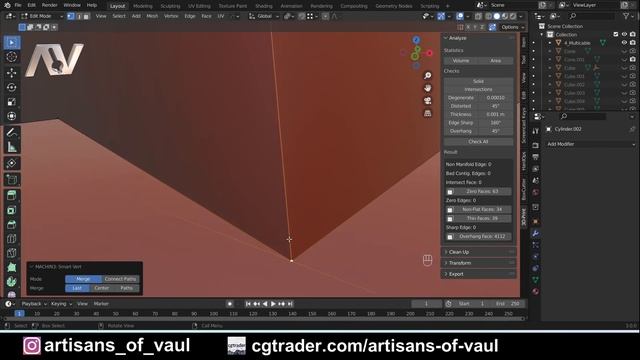 How to fix mesh errors in Blender смотреть онлайн