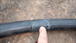 Заклеил камеру велосипеда супер клеем!