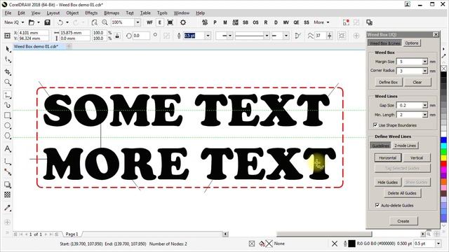 Weed Box - CorelDRAW macro смотреть онлайн