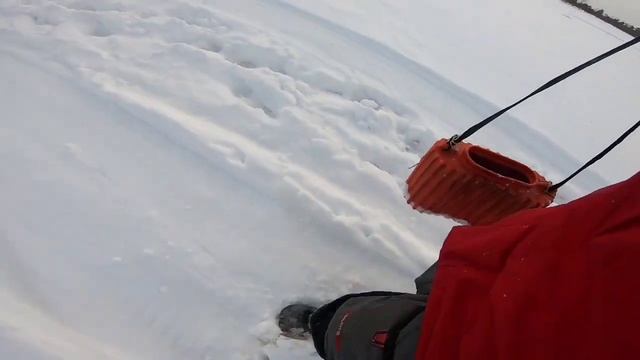 Рыбалка на озере с отцом BRP lynx Yeti 69 600ACE в наледи Буран валит Гигантские окуни Банька и др. смотреть онлайн