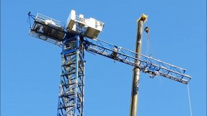 Монтаж стрелы башенного крана Comansa.