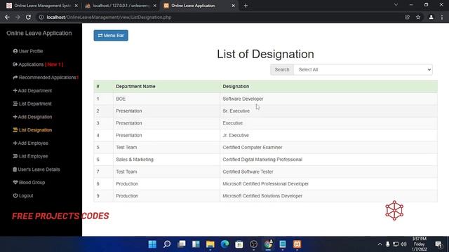 Online leave Management System In php and MySQL with Source code downlao0d for free смотреть онлайн