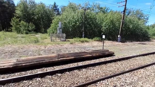 Скрещение ЭД4м-0145 с ЭС2Г-014 "Ласточка" на рзд. Пискалы. смотреть онлайн