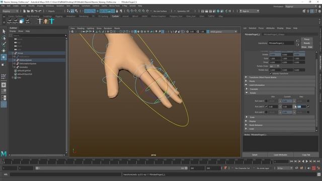 Занятие 7. Разбор атрибутов рига в Maya смотреть онлайн