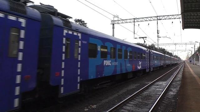 Электропоезд ЭП2Д-0108 (ЦППК) скоростной пригородный поезд "РЭКС-экспресс" №7179 Крутое - Москва. смотреть онлайн