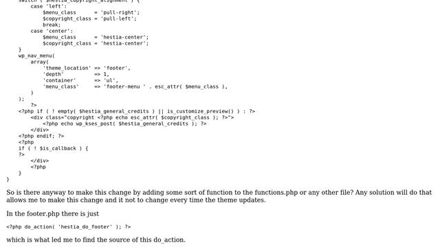 Wordpress: Copyright info change in Theme Child PHP смотреть онлайн