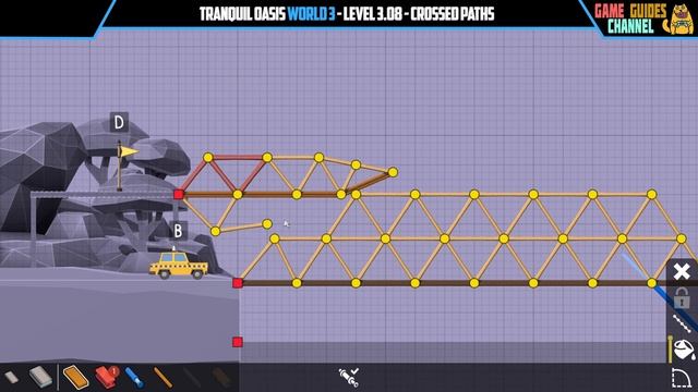 Poly Bridge 2 Level 3-08 Crossed Paths Solution смотреть онлайн