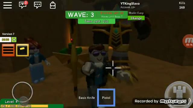 ROBLOX #1 Zombie Attack МОЧИМ ЗОМБИ | King Slava смотреть онлайн