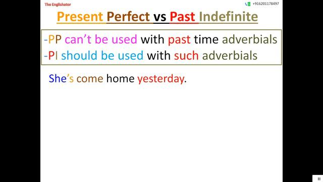 Past Indefinite or Present Perfect? смотреть онлайн