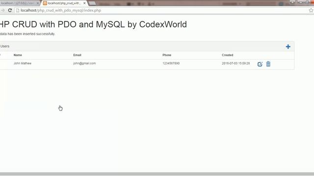 PHP OOP CRUD Operations using PDO Extension and MySQL смотреть онлайн