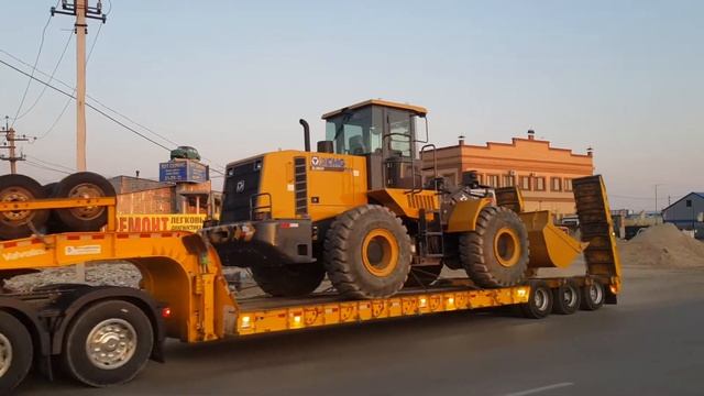 Отгрузка фронтального погрузчика XCMG ZL50GV смотреть онлайн