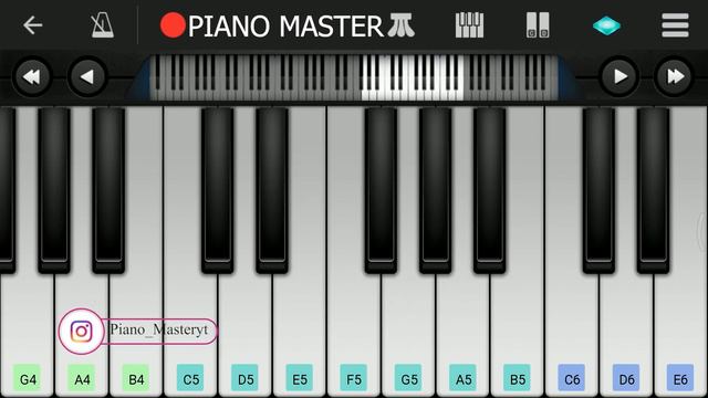 Top 10 Mass Thalapathy Vijay Bgm Easy Piano Tutorial Piano Master смотреть онлайн