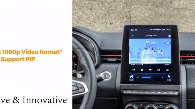 GPS Navigation For Renault Clio 5 2019 2020 2021 Multimedia Player Tesla Style Touch Screen смотреть онлайн
