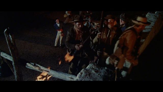 THE ALAMO (1960) | The Night Raid Scene | MGM смотреть онлайн