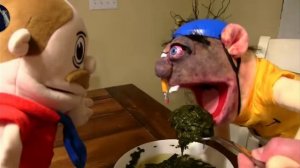 funny Jeffy scenes | Jeffy's green bean allergy