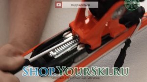 Как установить крепления на горные лыжи Rictor