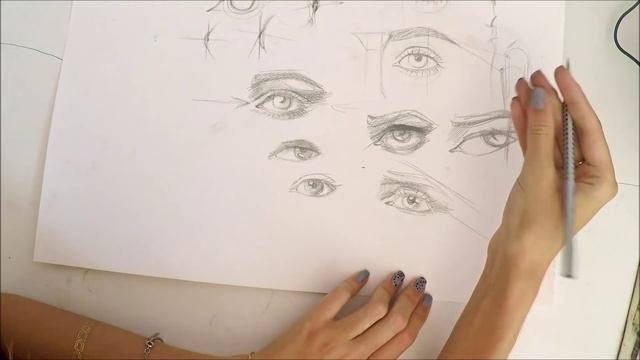 Как рисовать глаза часть 1.| How to draw eyes/ Part 1 смотреть онлайн