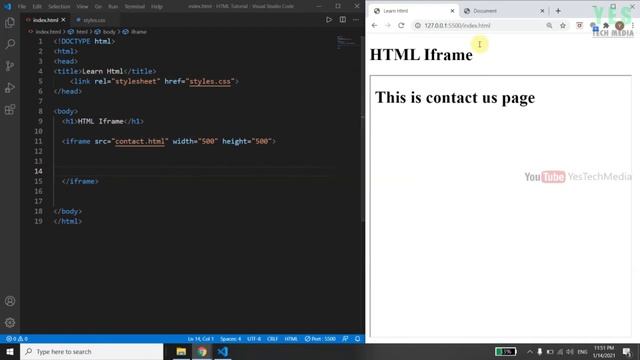 Iframe | HTML Malayalam Tutorial | Part 19 of 25 | смотреть онлайн