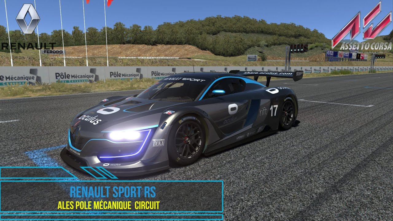 Renault Sport RS - Ales Pole Mécanique Circuit | Assetto Corsa. смотреть онлайн