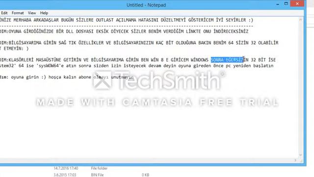 OUTLAST HATA ÇÖZÜMÜ %100 ( Oultlast Error Solution %100) смотреть онлайн