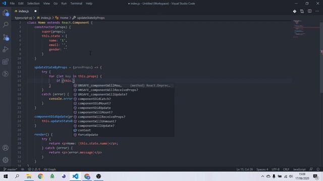 ReactJs + componentDidUpdate - Atualizando o state dinamicamente смотреть онлайн