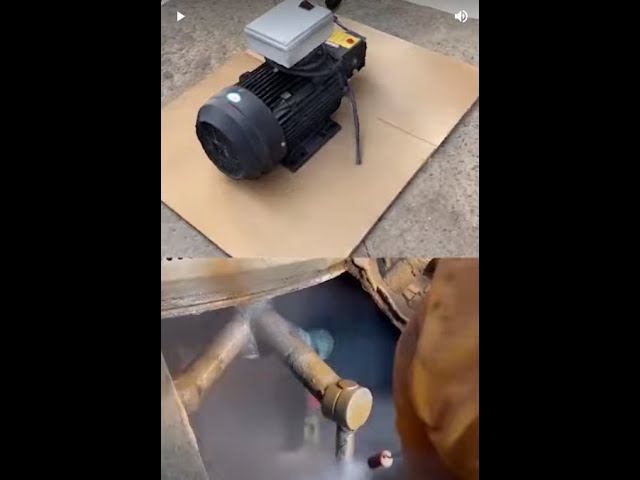 Мойка 250 бар Mazzoni + китайский движок. Удаление бетона/цемента смотреть онлайн