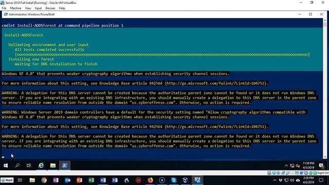 Promote Server 2019 as a Domain Controller Using PowerShell смотреть онлайн