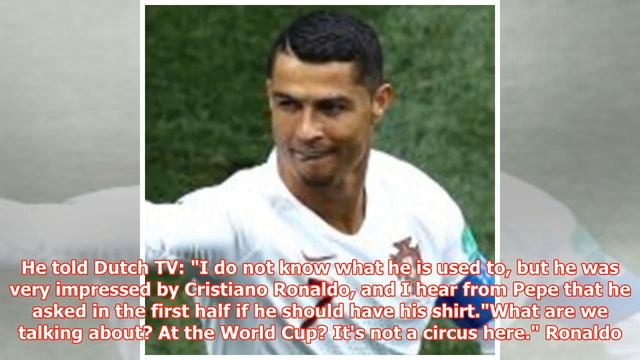 Nordin Amrabat criticises World Cup referee for 'requesting' Cristiano Ronaldo's shirt смотреть онлайн