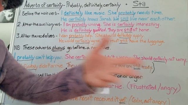 Adverbs of certainty, & still смотреть онлайн