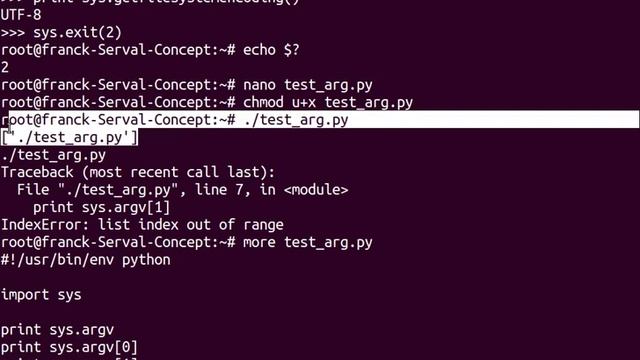 Leçon 2 [Python : les modules] : modules sys смотреть онлайн