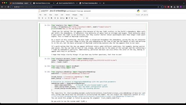 Jina V2 Embeddings Rivalling OpenAI + Ollama + Langchain Integration смотреть онлайн
