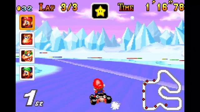 "Better Colors" Mario Kart: Super Circuit (GBA - Rom Hack) смотреть онлайн