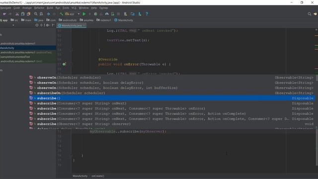 RxJava Android Tutorial : 5 RxJava Disposables смотреть онлайн