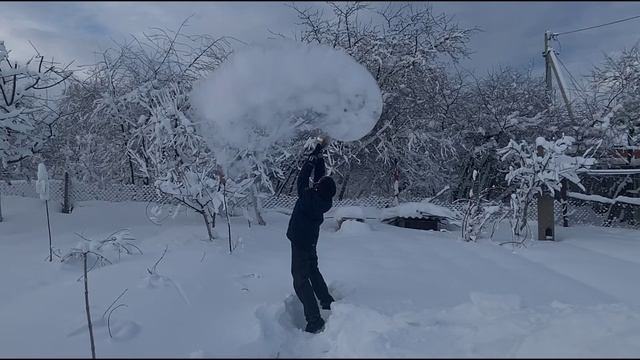 Январские забавы с кипятком в средней полосе России. Получается эффектно! 06012024.