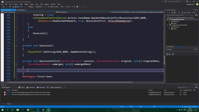 Google Play Games Services Tutorial (Unity) #2 - SAVED GAMES (CLOUD SAVE) - Complete Guide смотреть онлайн