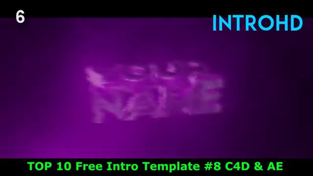 TOP 10 Free Intro Template #8 Cinema 4D & After Effects Free Download смотреть онлайн